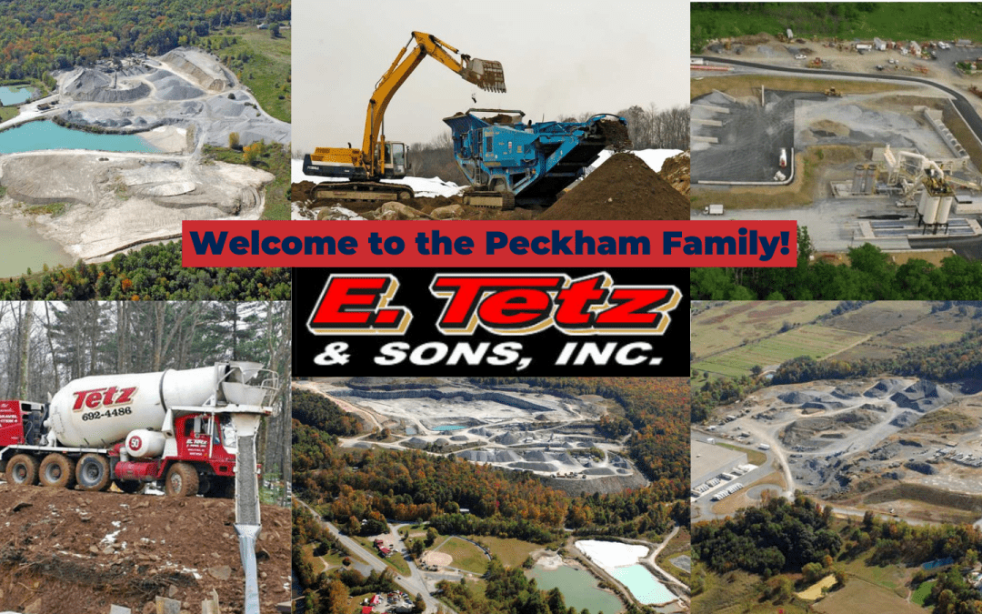 Welcoming E. Tetz & Sons Inc. into the Peckham Family of Companies!