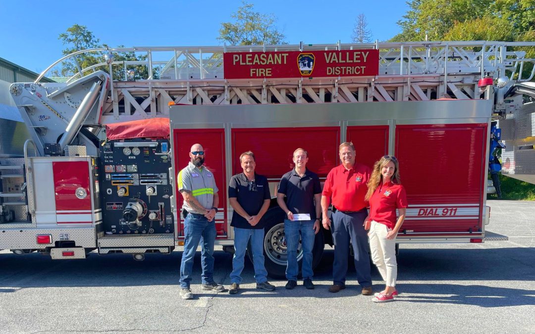 Peckham Family Foundation Supports Pleasant Valley Fire District